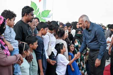 ރައީސް ޑރ. މުހައްމަދު މުއިއްޒު އދ. އަތޮޅަށް ކުރެއްވި ދަތުރުފުޅުގެ ތެރެއިން މާމިގިލީގައި